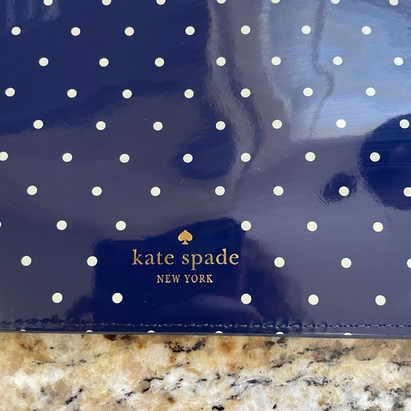 Kate spade polka dot zipper pouch - Picture 2 of 4
